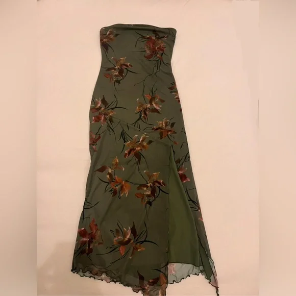 Urban Outfitters Green Mesh Samara dress - Picture 1 of 4